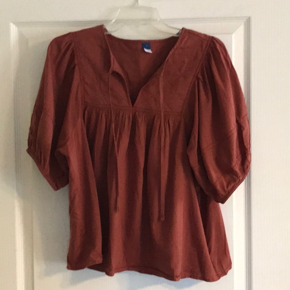 Old Navy Women's Rust Top